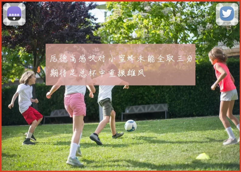 厄德高感叹对小蜜蜂未能全取三分期待足总杯中重振雄风