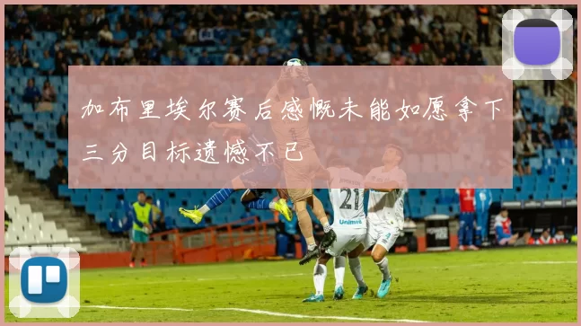 加布里埃尔赛后感慨未能如愿拿下三分目标遗憾不已